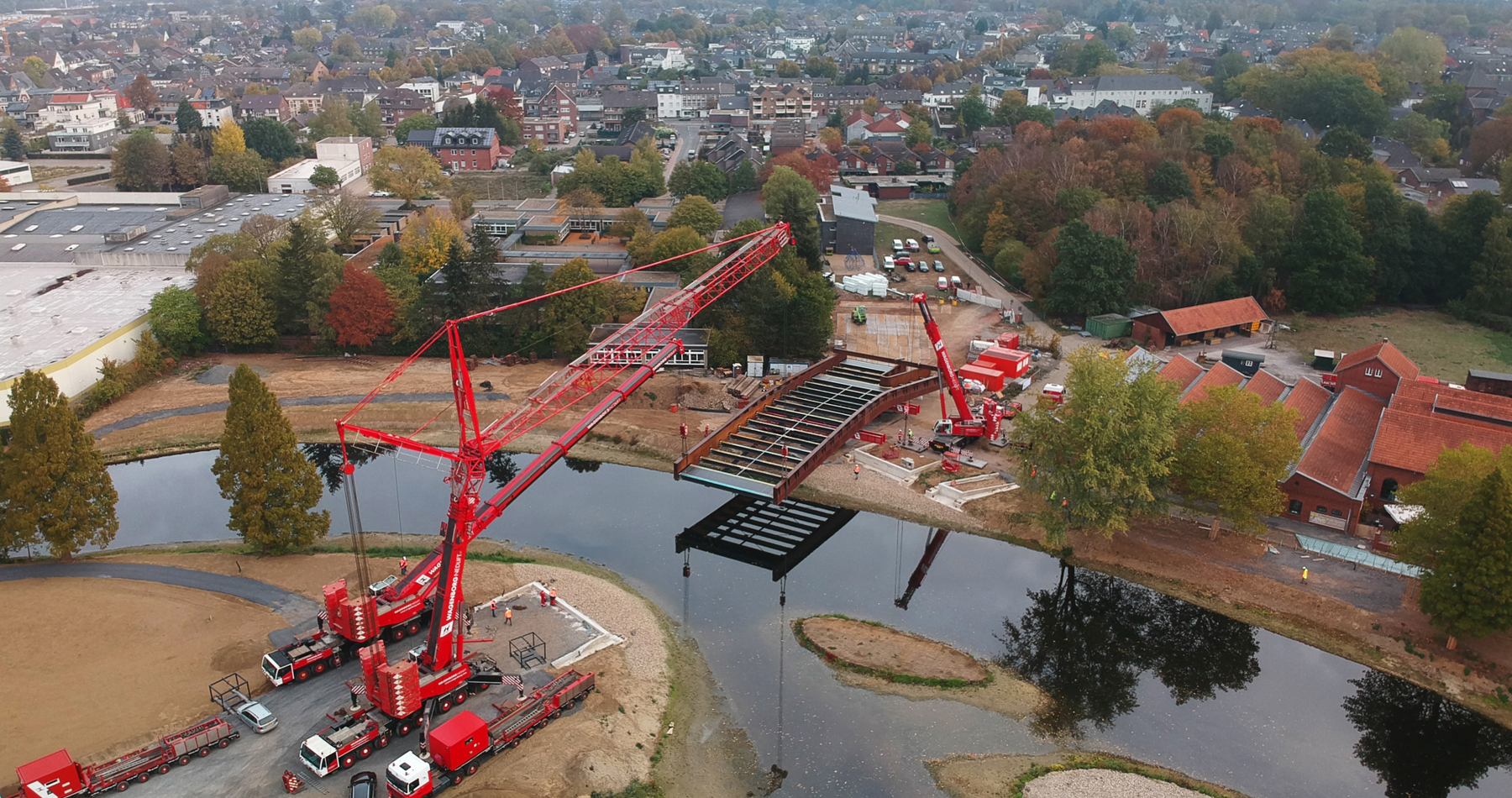 Podiumbrücke Bocholt ‒ eine Brücke von der Vergangenheit in die Zukunft