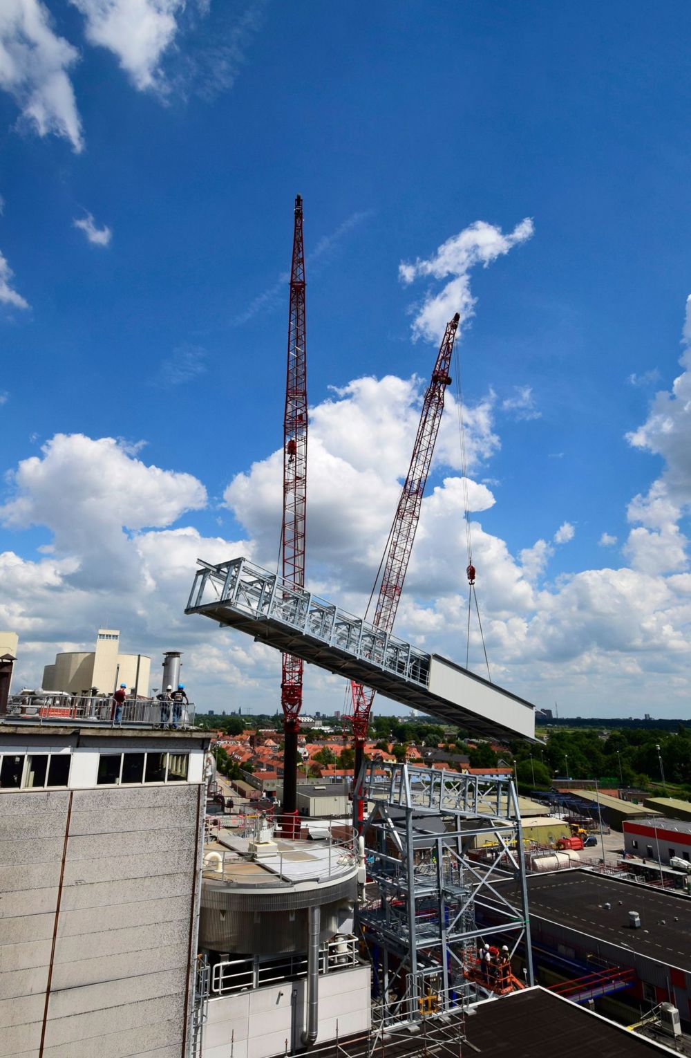 Tandemlift mit Teleskop Mobilkrane