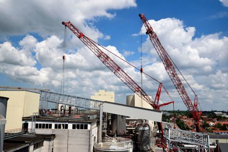 Tandemlift für Förderbänder