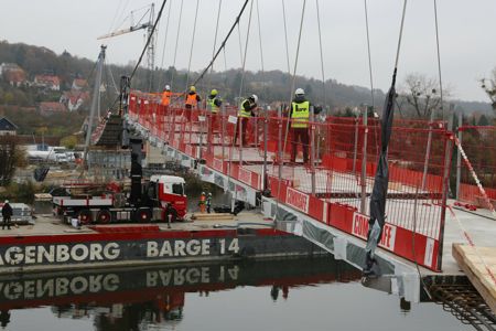 Eine überraschende Lösung für die Fußgängerbrücke